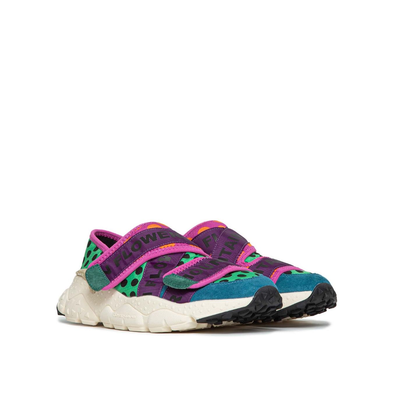 Flower Mountain Sneakers Newcamp Green Violet