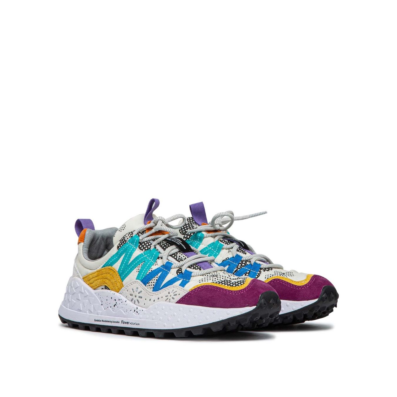 Flower Mountain sneaker WASHI con fiori