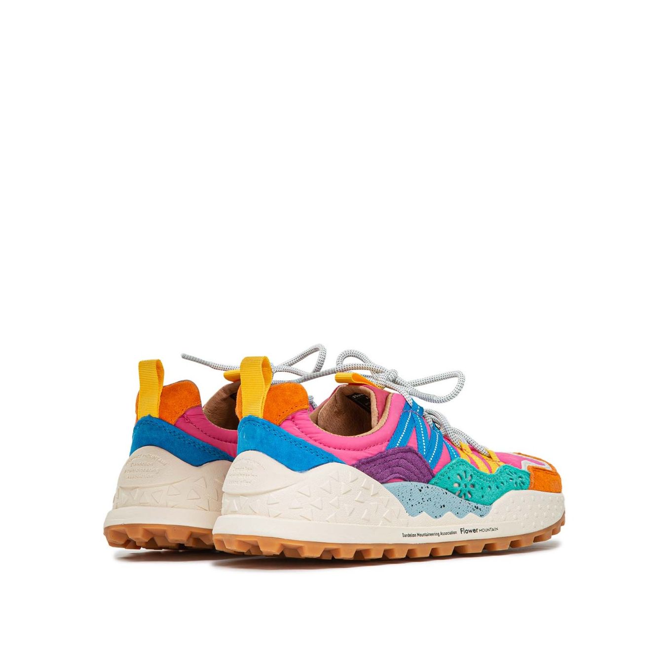 flower mountain sneakers washi arancio rosa