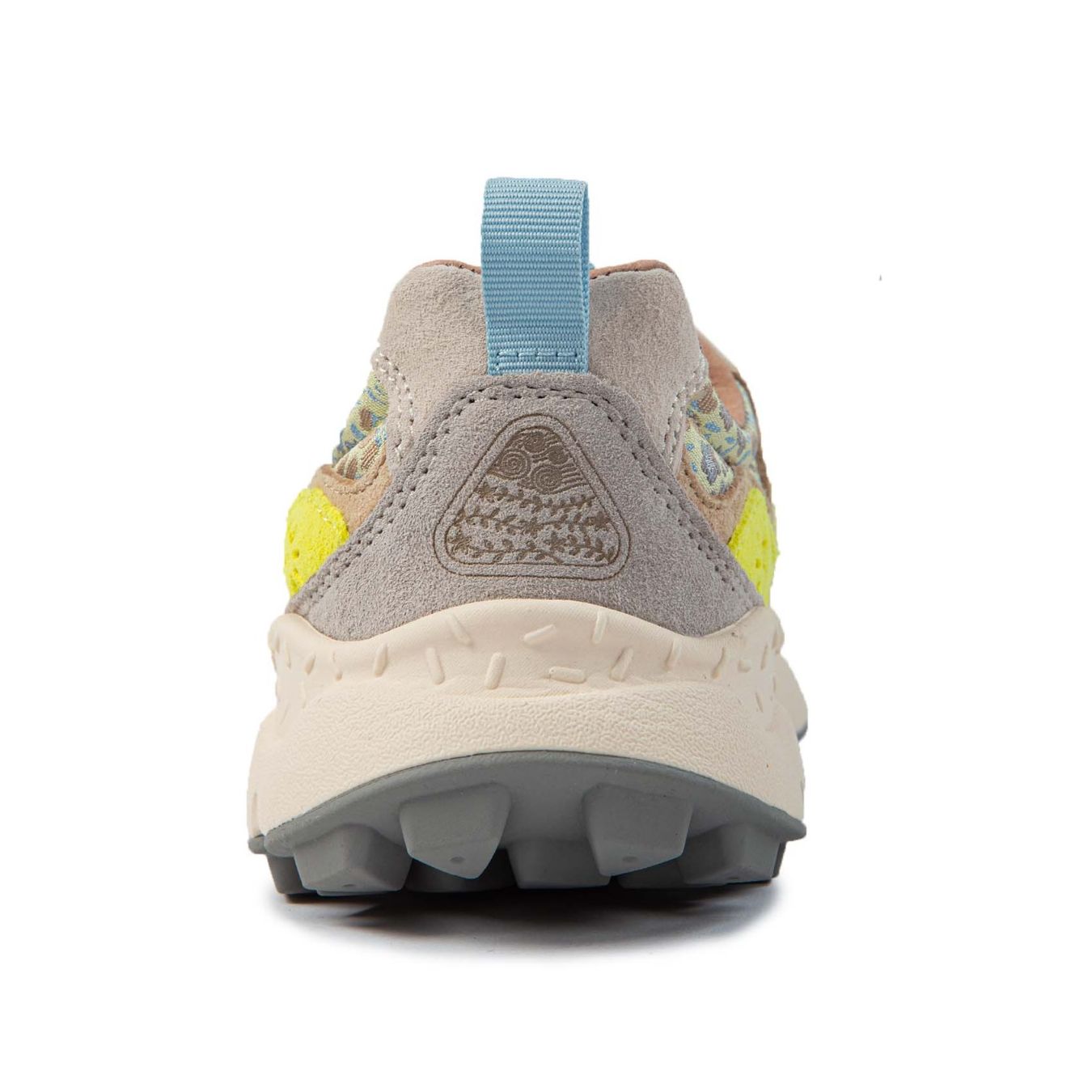 sneakers YAMANO gialle dietro