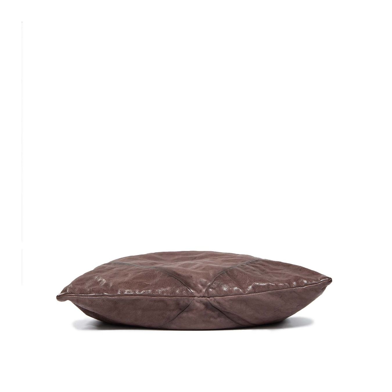 fondo borsa in pelle marrone