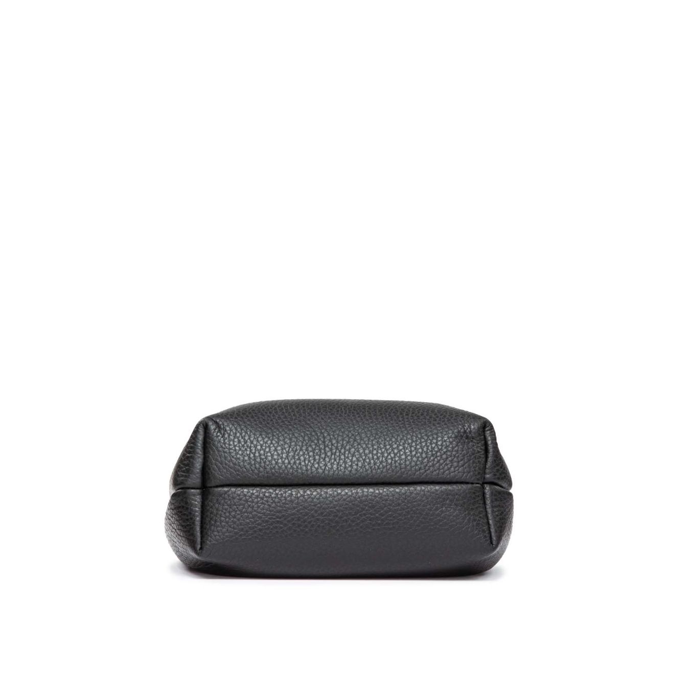 fondo shopper dua in pelle nera