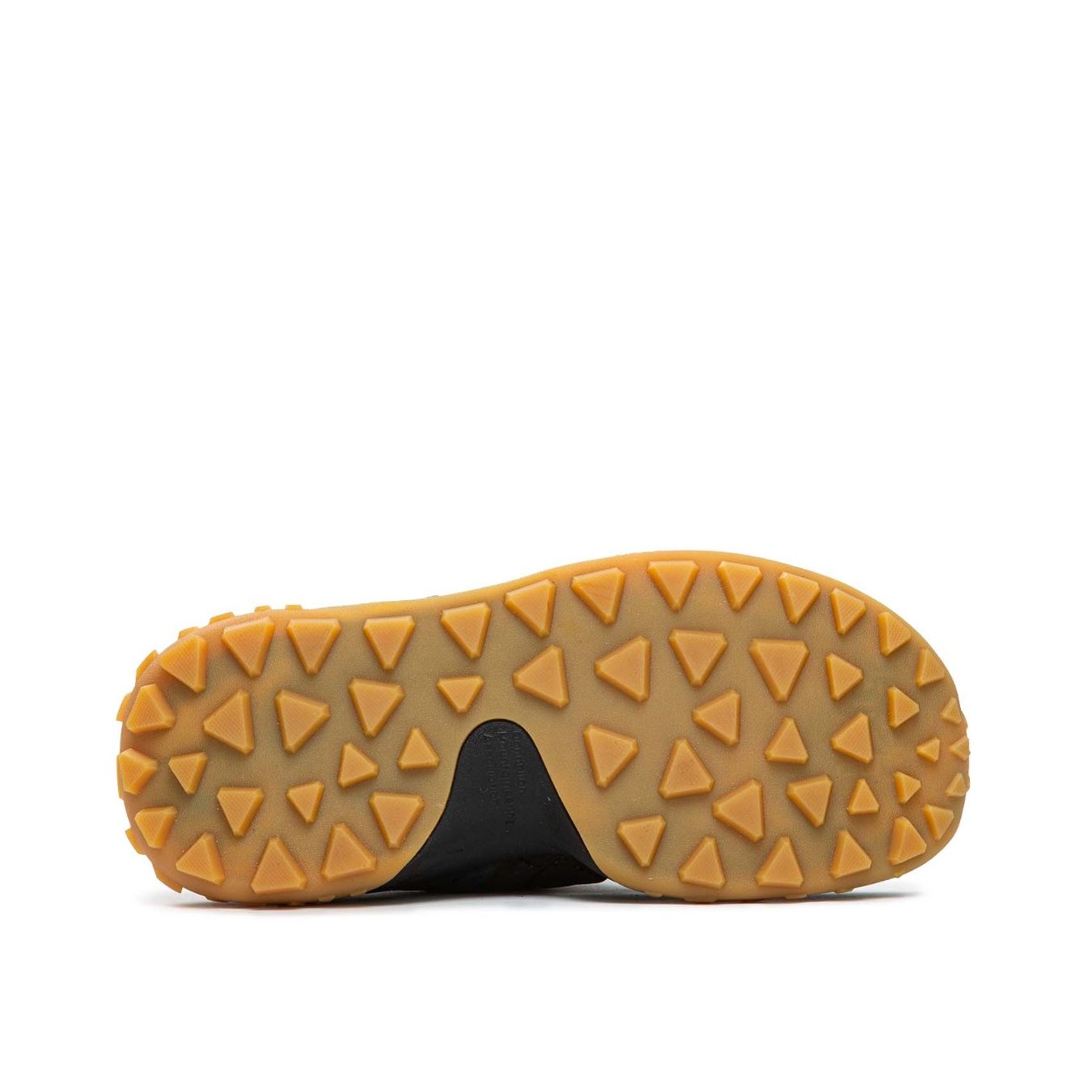 fondo in gomma slipon camoscio nero