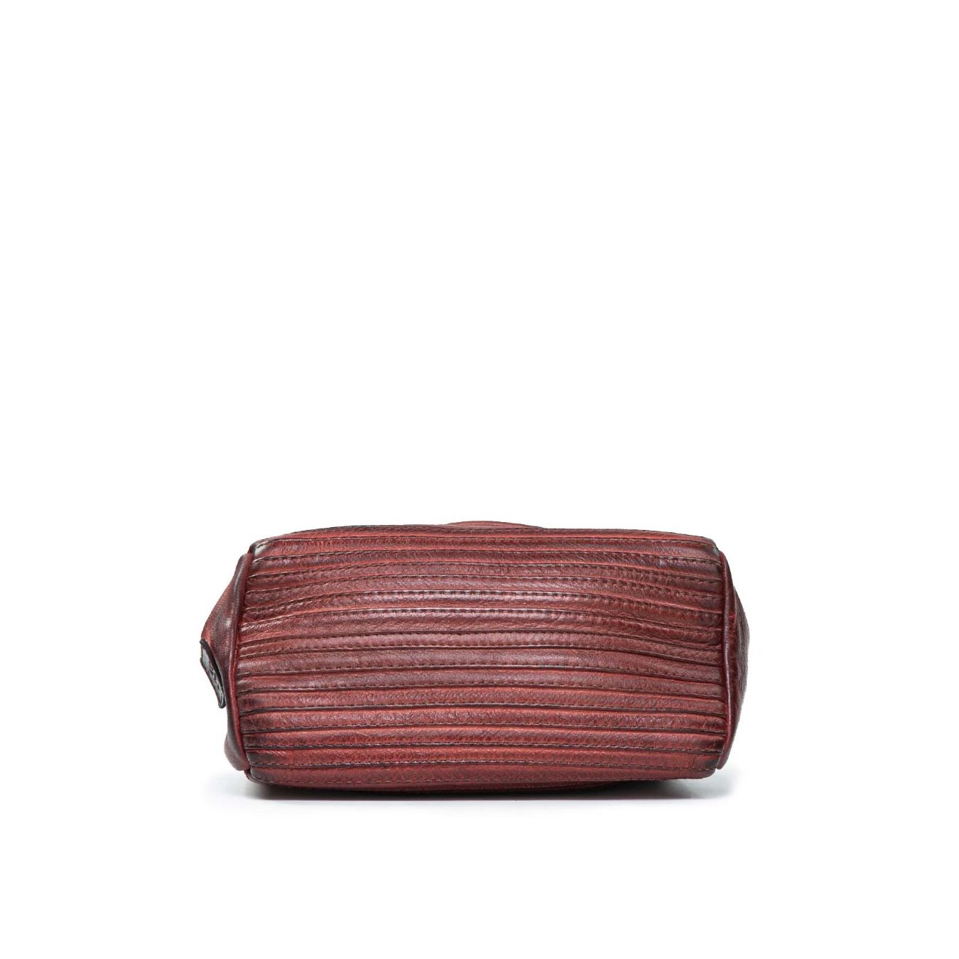 fondo shopper in pelle rossa