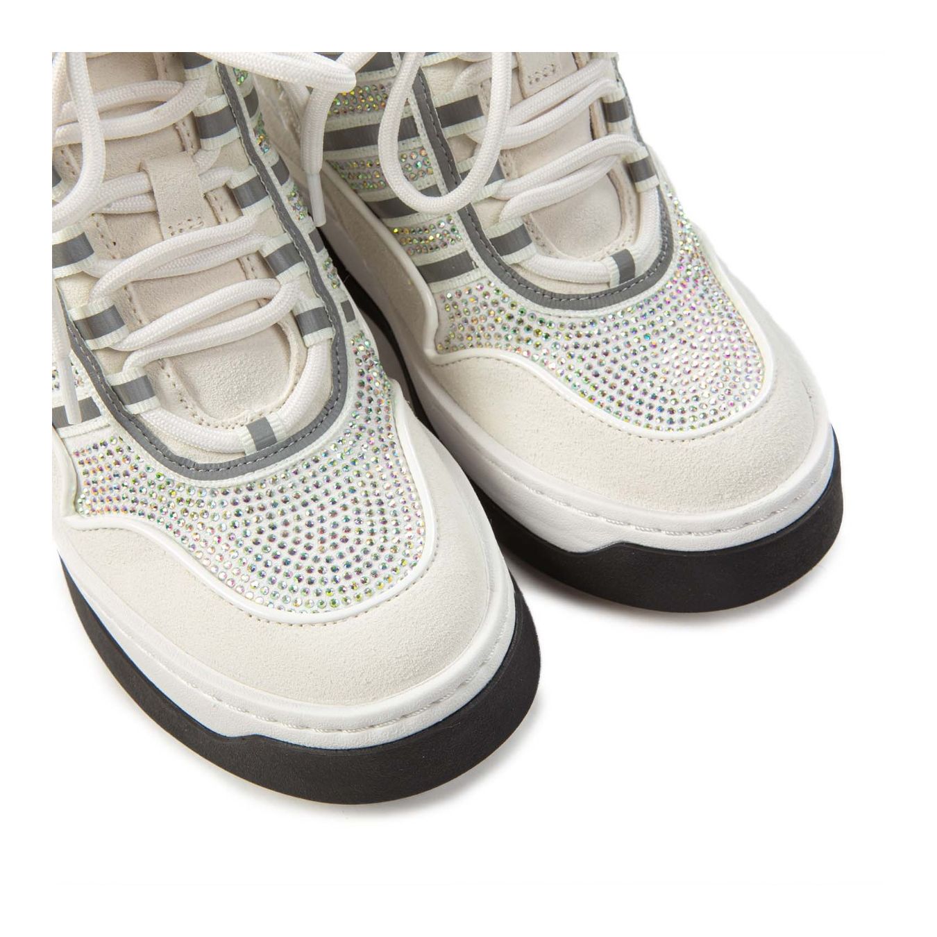 stivaletto DAISY STRASS bianco  punta