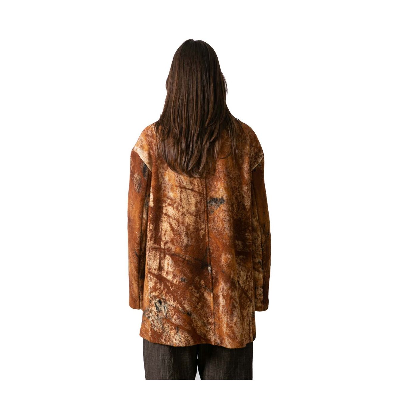 giacca rever cashmere dietro