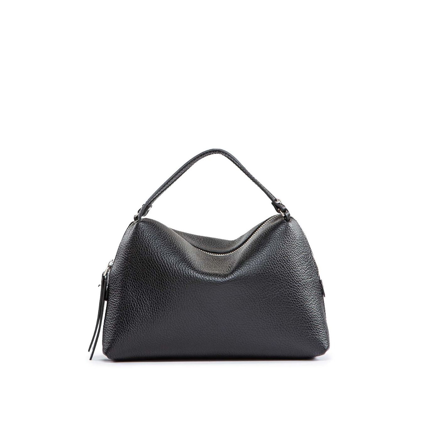 pochette alifa in pelle nera