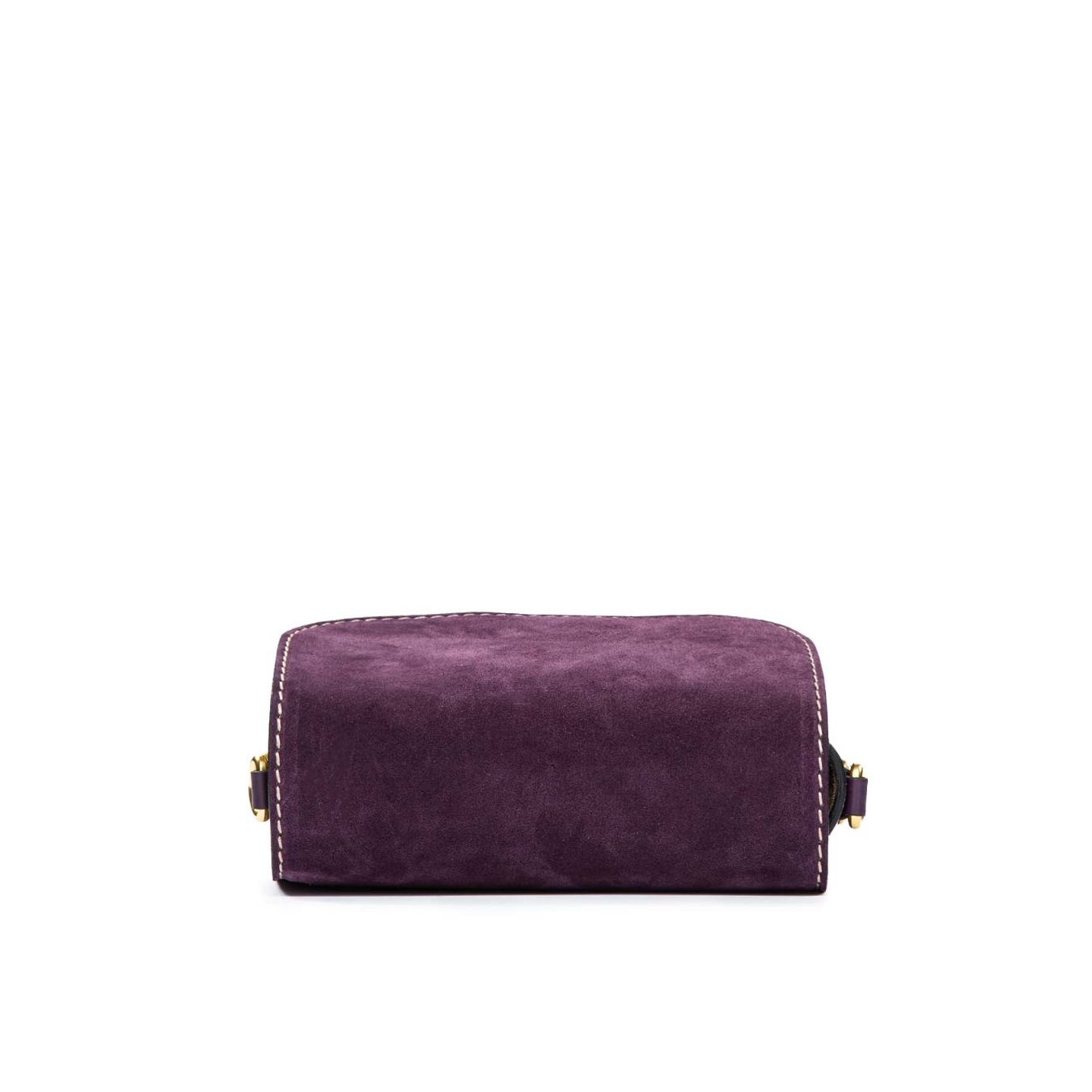 pochette camoscio viola chiarini