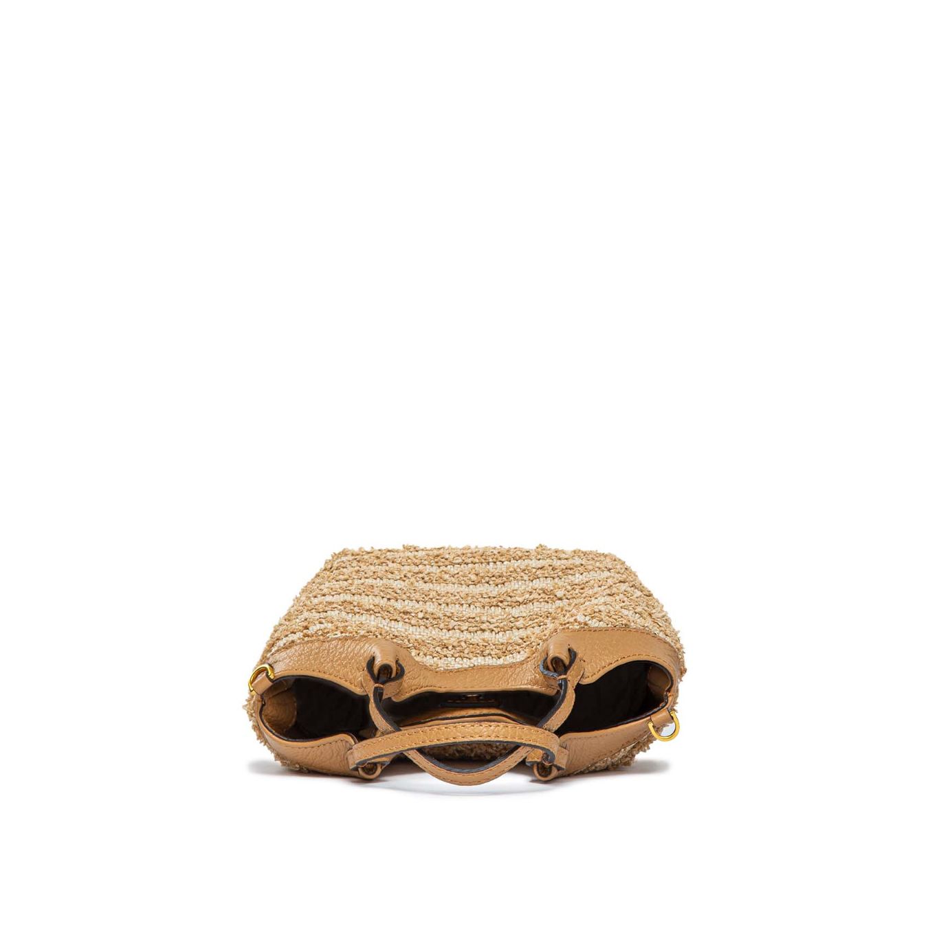 sopra shopper MINI DUA in paglia nature