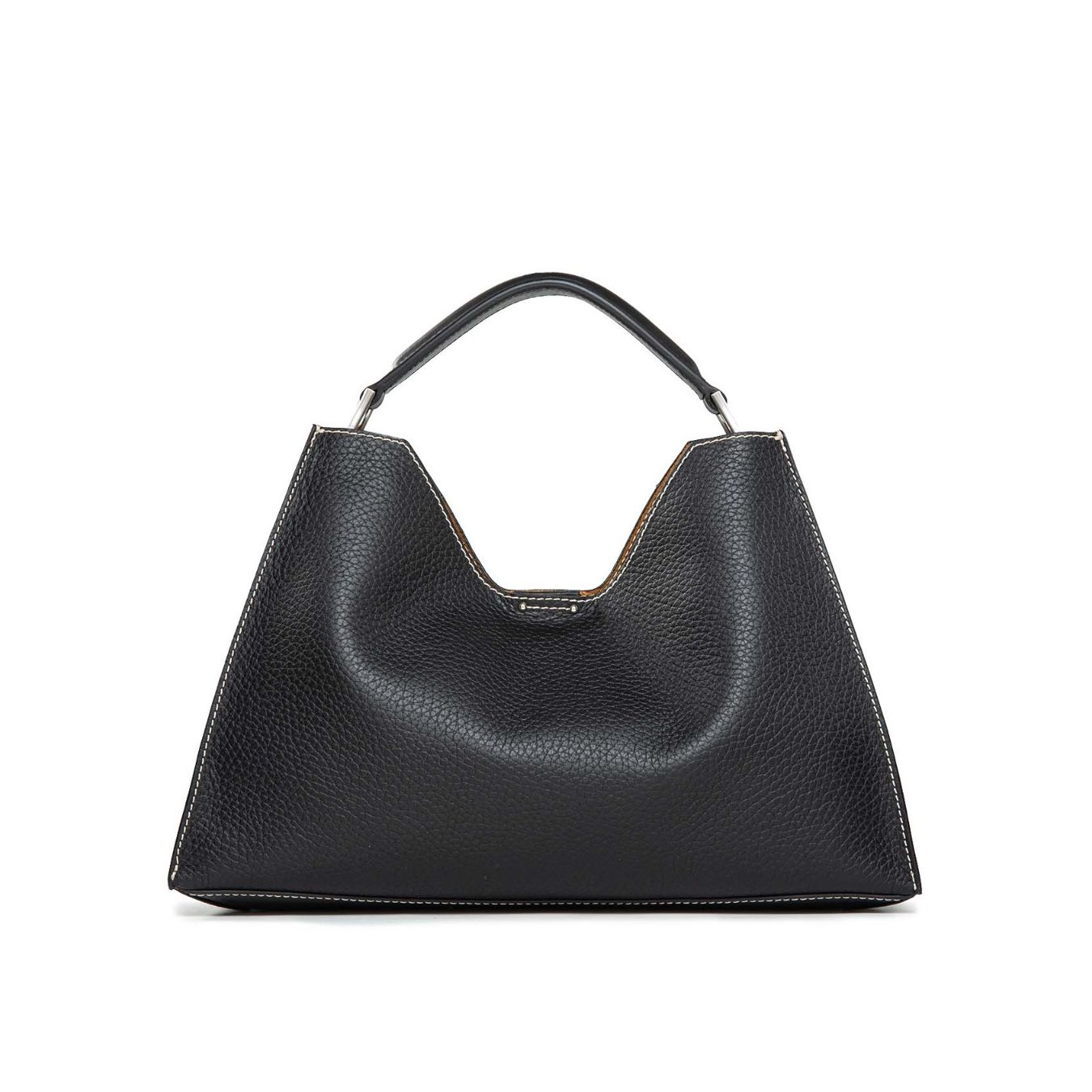 Gianni Chiarini Monospalla Trapezio Tessuto Aurora Nero Frontale