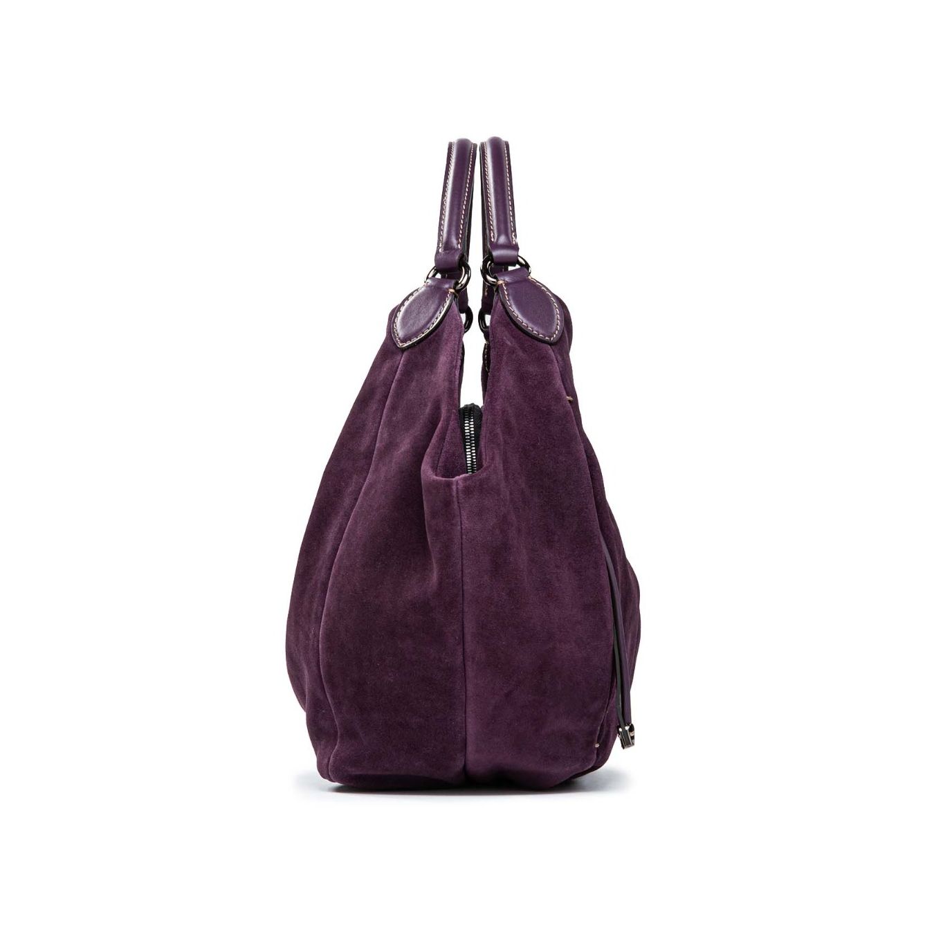 shopper violante camoscio viola