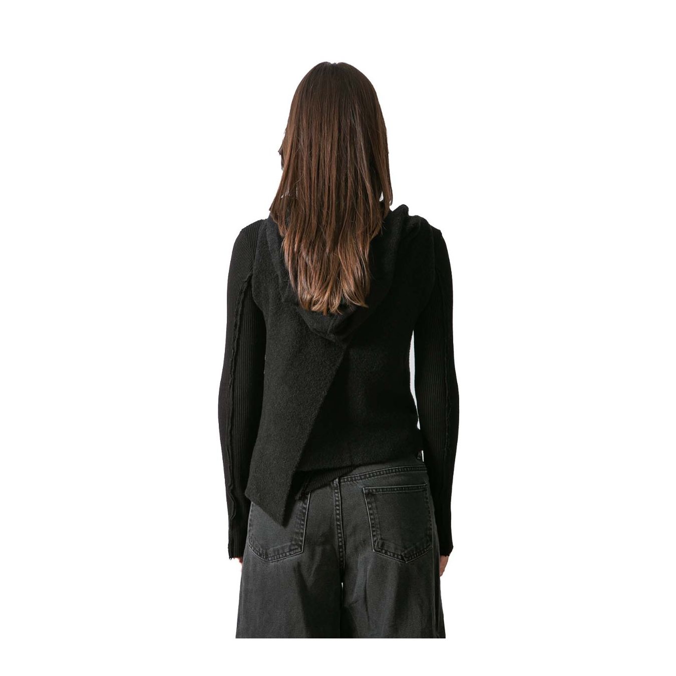 gilet MOSCA nero dietro