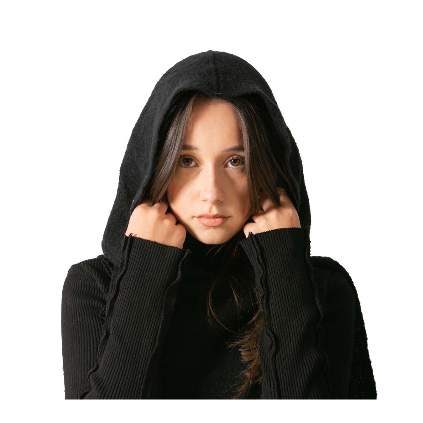 gilet MOSCA nero davanti