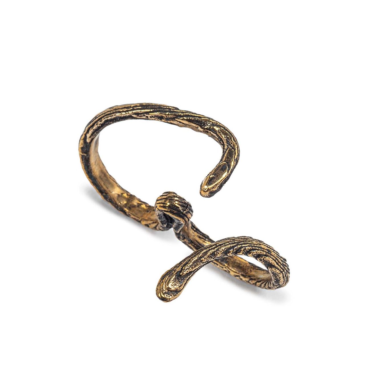 anello doppio con serpente glauco cambi