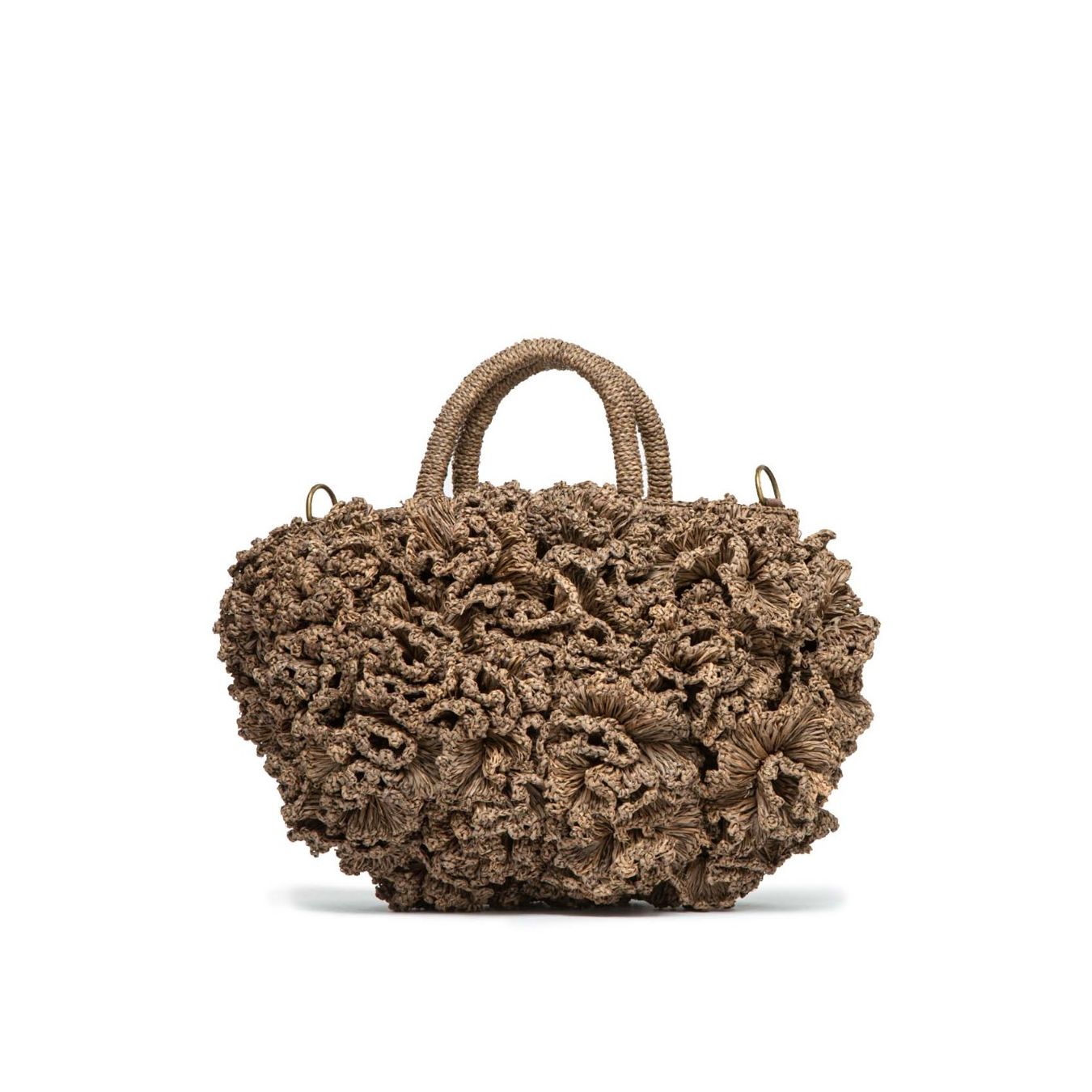 ibeliv shopper CORAL in paglia 