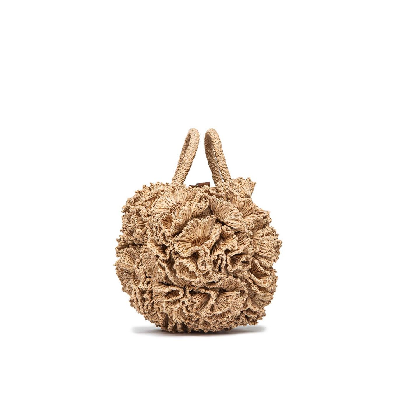 ibeliv shopper CORAL in paglia sabbia