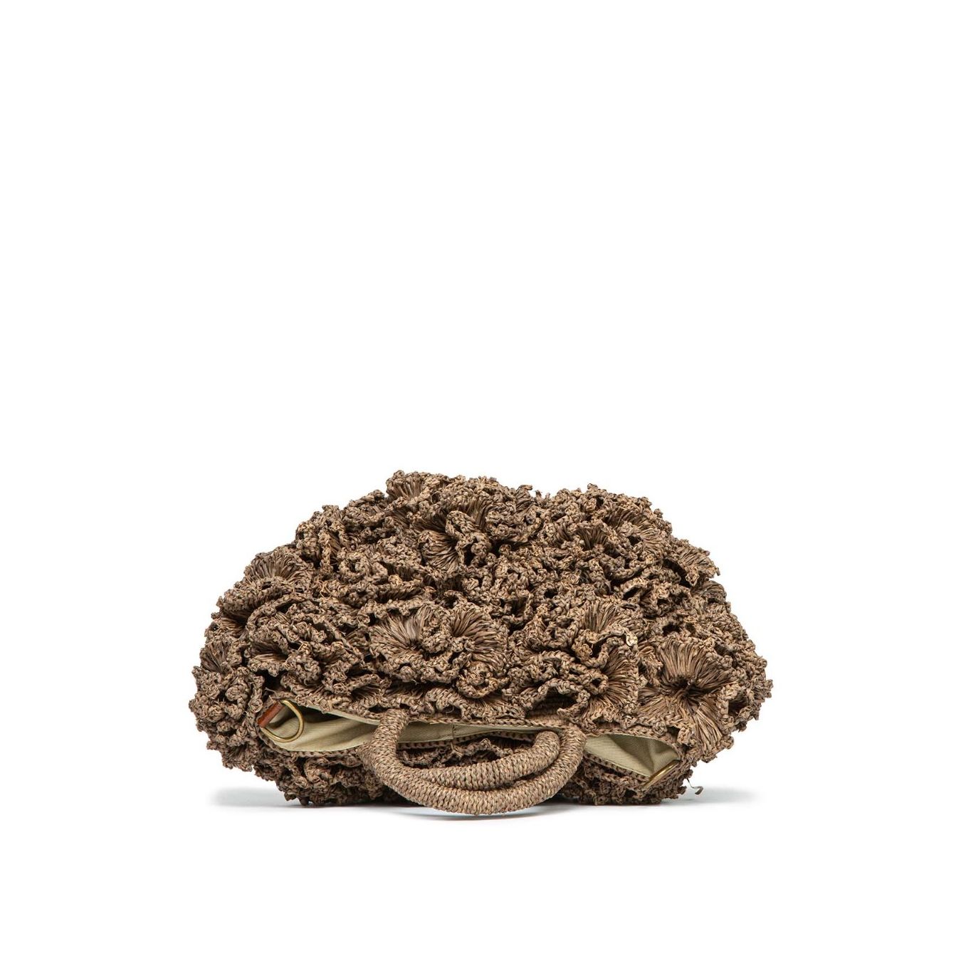 ibeliv shopper CORAL in paglia sopra