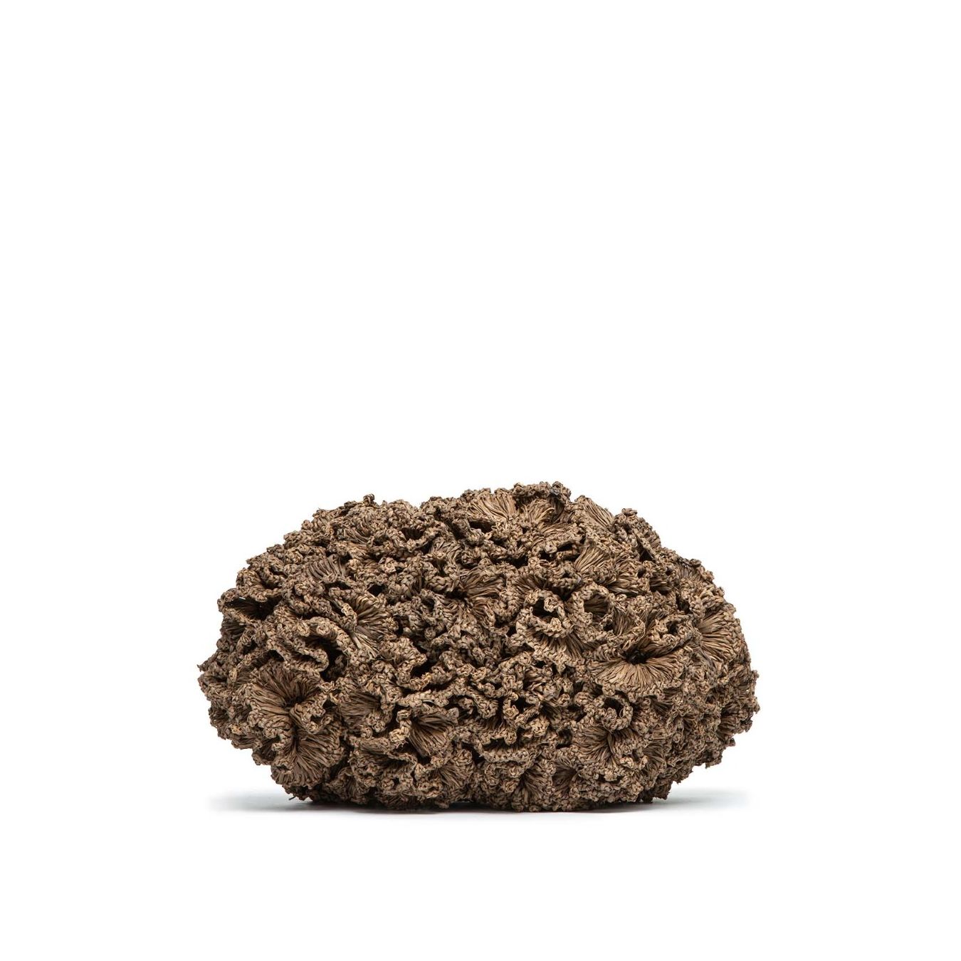 ibeliv shopper CORAL in paglia sotto