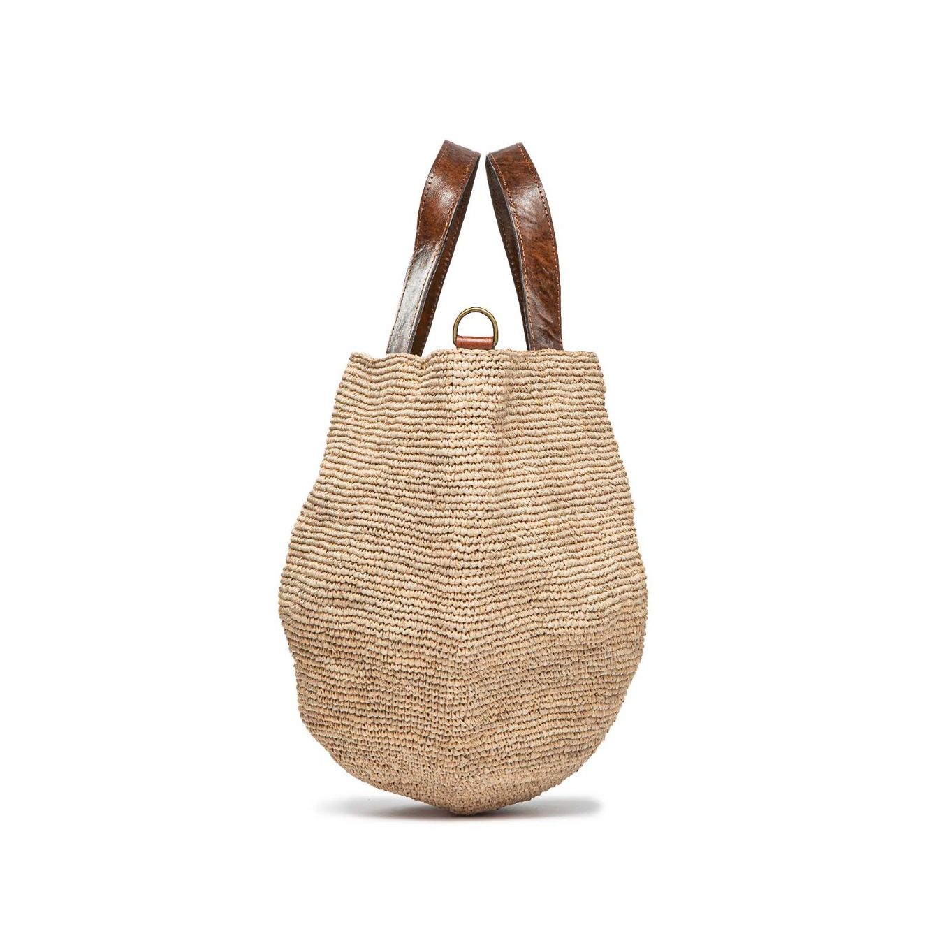 ibeliv shopper MIROZY in paglia sabbia profilo