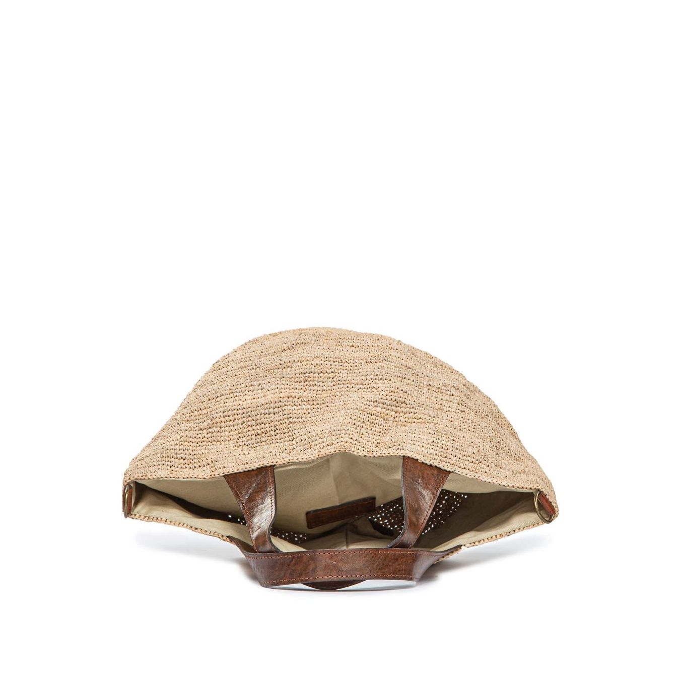 ibeliv shopper MIROZY in paglia sabbia interno