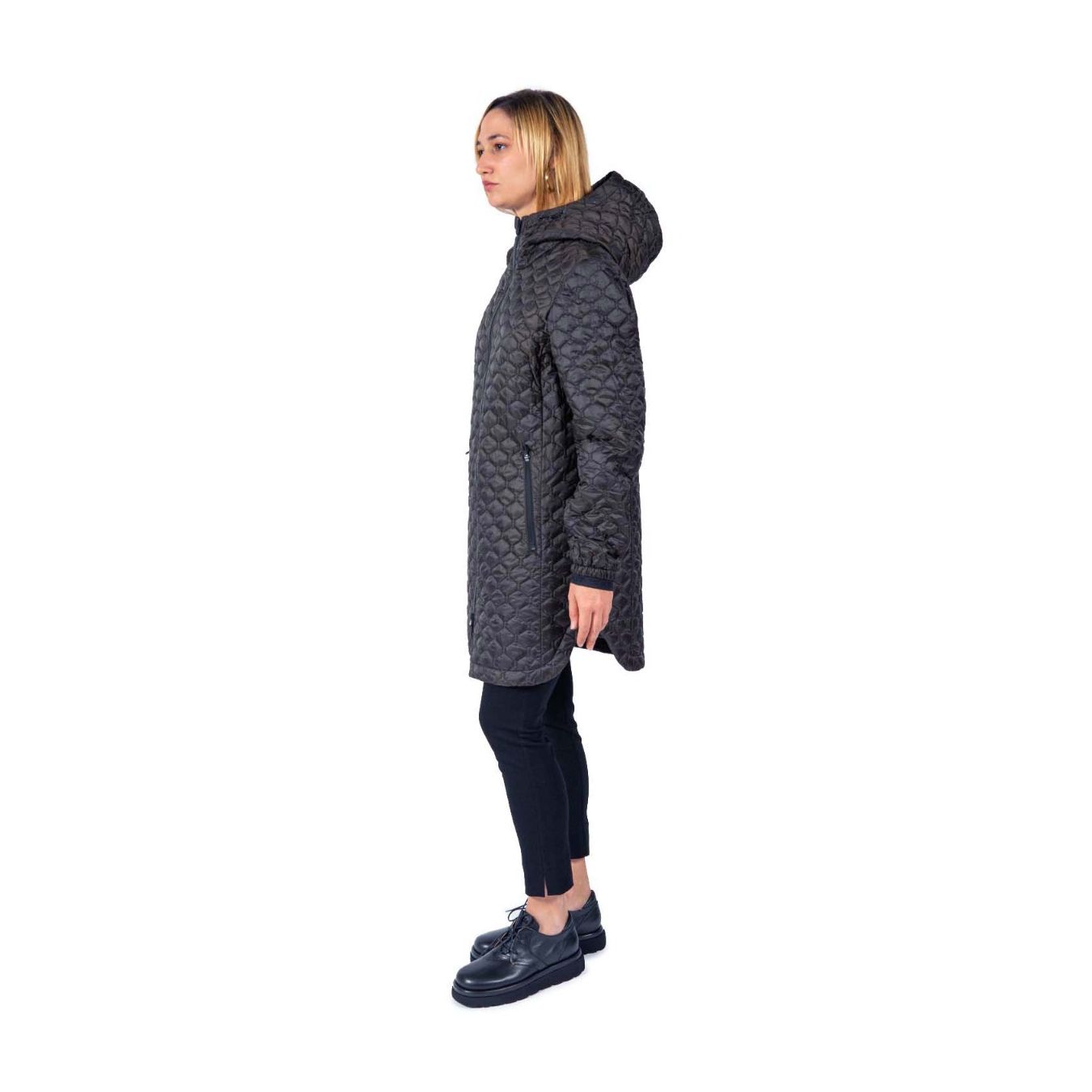 parka grigio fossil interno