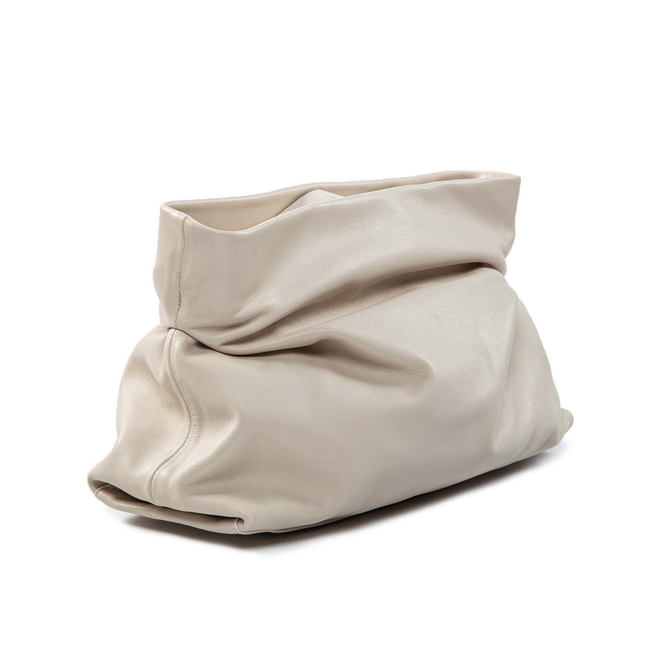 clutch in pelle osso profilo