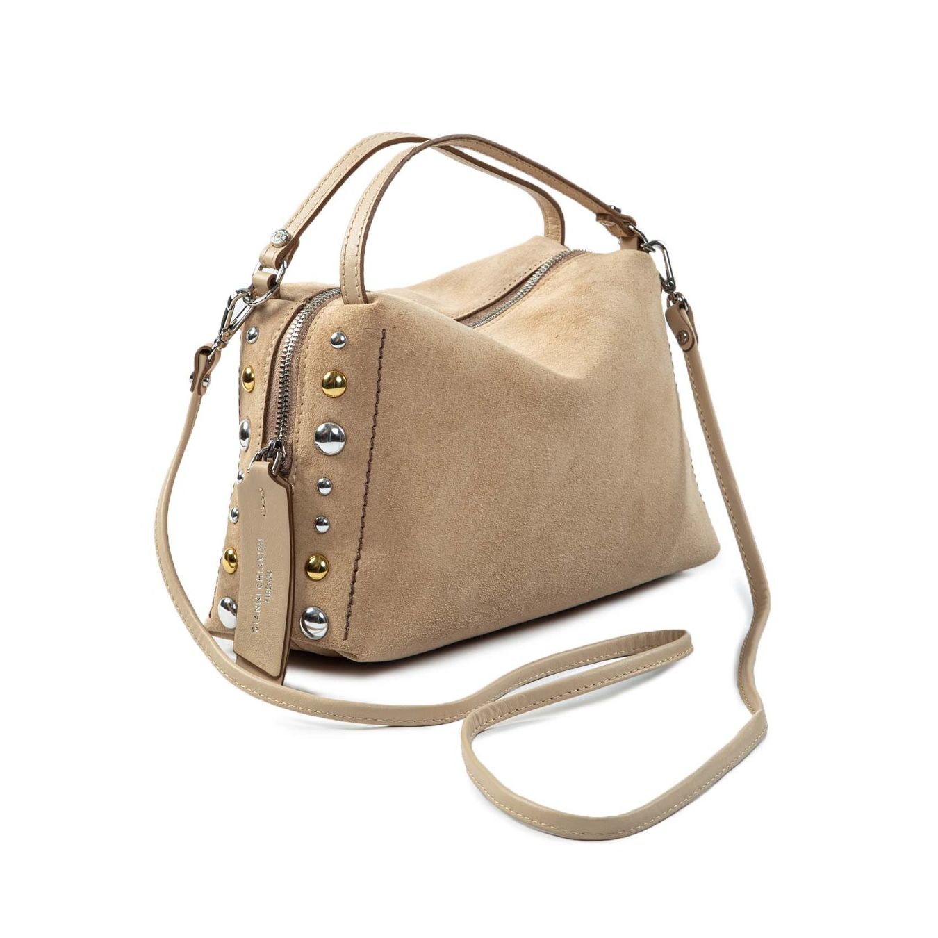 bauletto ALIFA borchie laterali nude tracolla