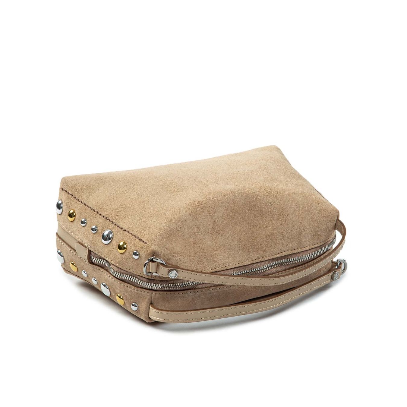 bauletto ALIFA borchie laterali nude sopra