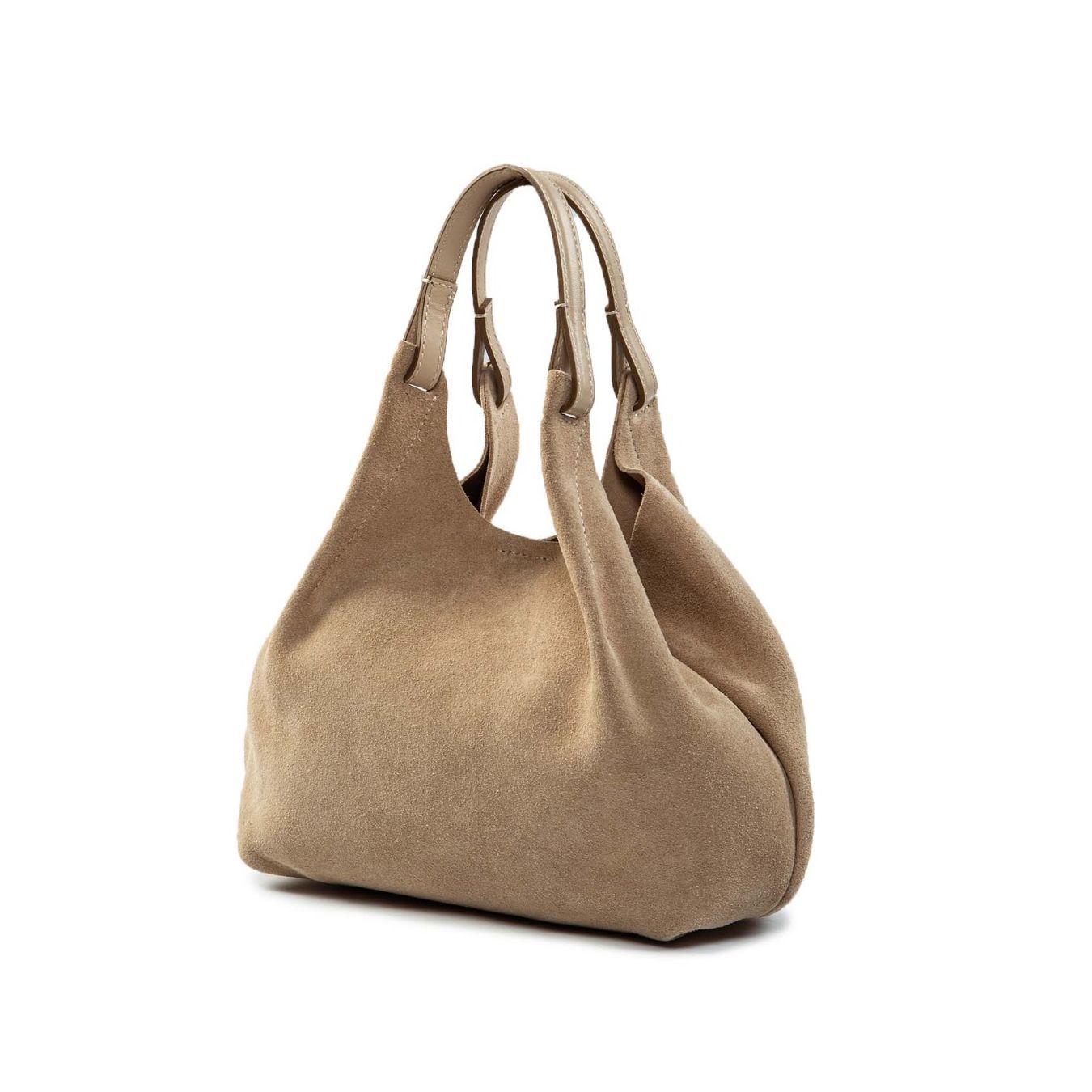 shopper DUA large camoscio daino lato