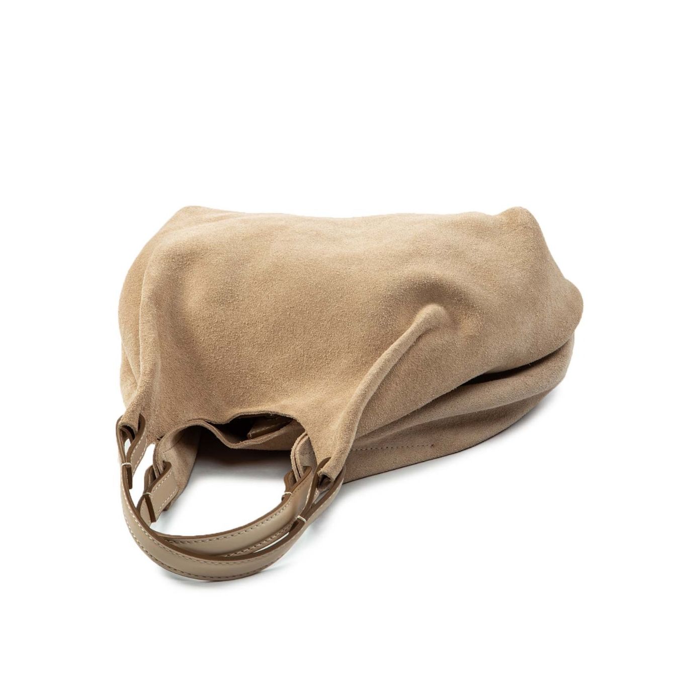 shopper DUA large camoscio daino sopra