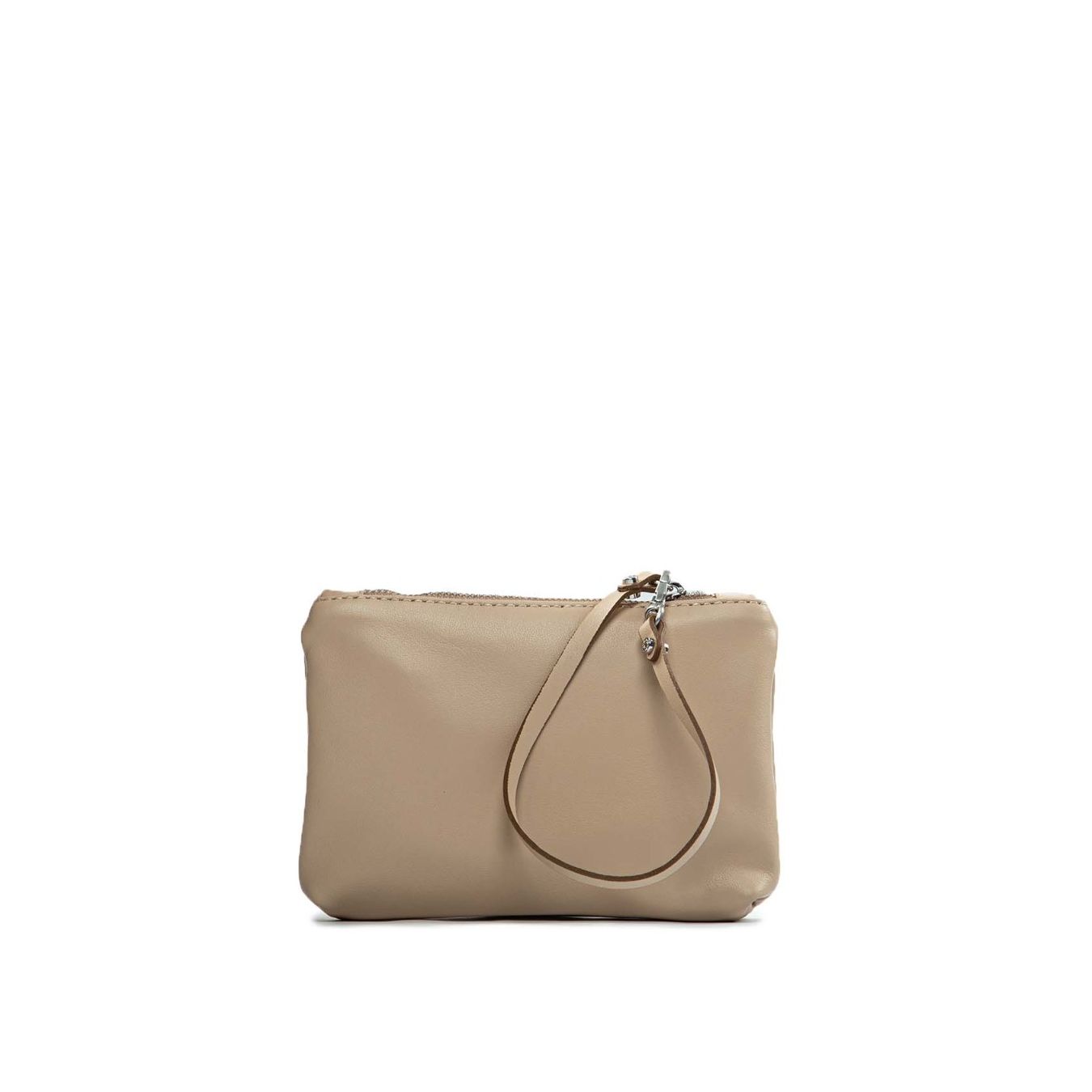 shopper DUA large camoscio daino pochette