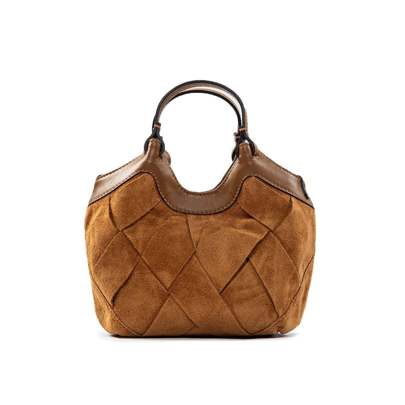 mini shopper DUA intreccio caramel