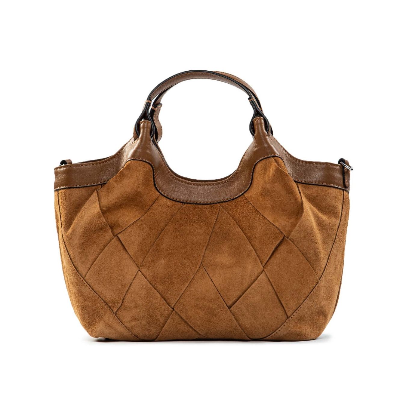 shopper DUA media intreccio caramel