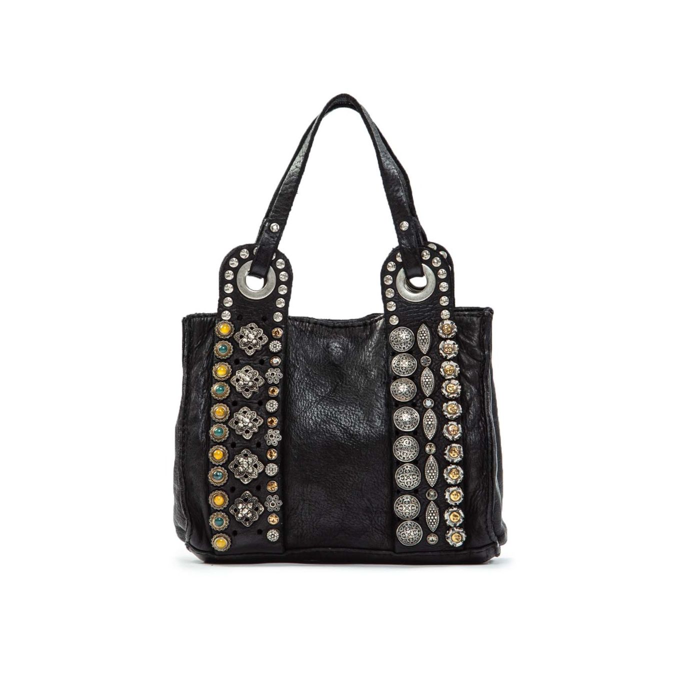 borsa DAFNE mini in pelle nera