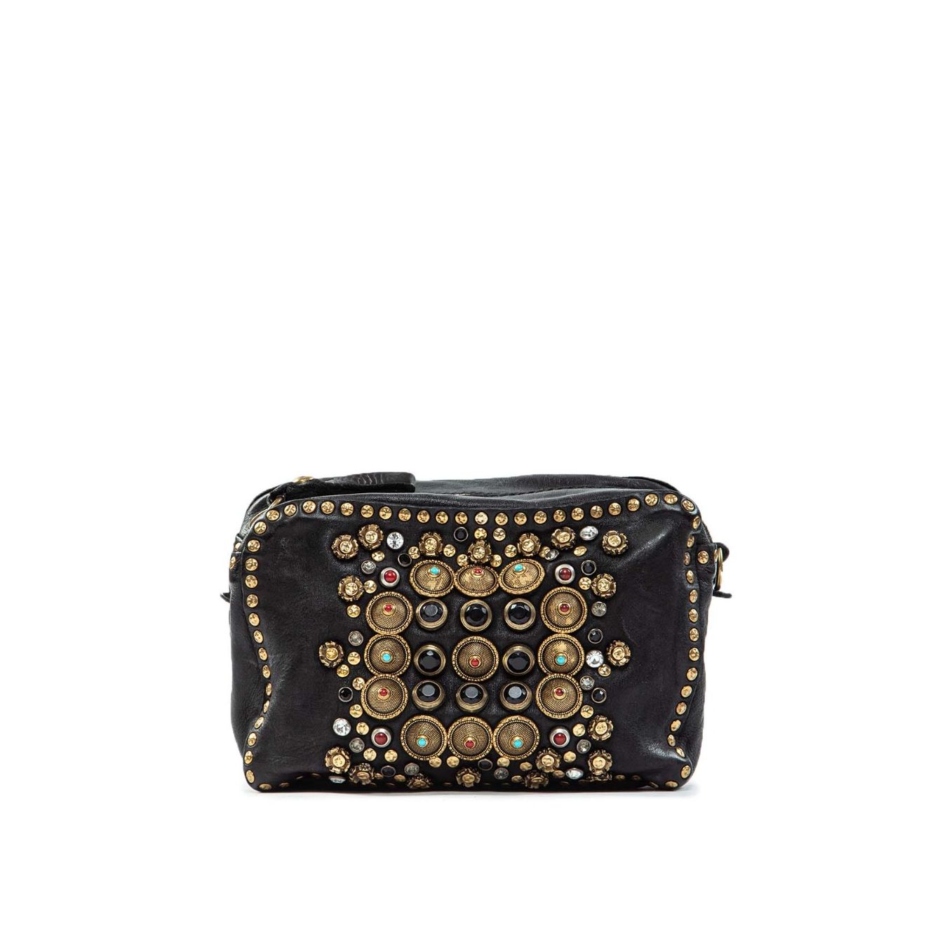 bauletto mini borchie nero senza tracolla