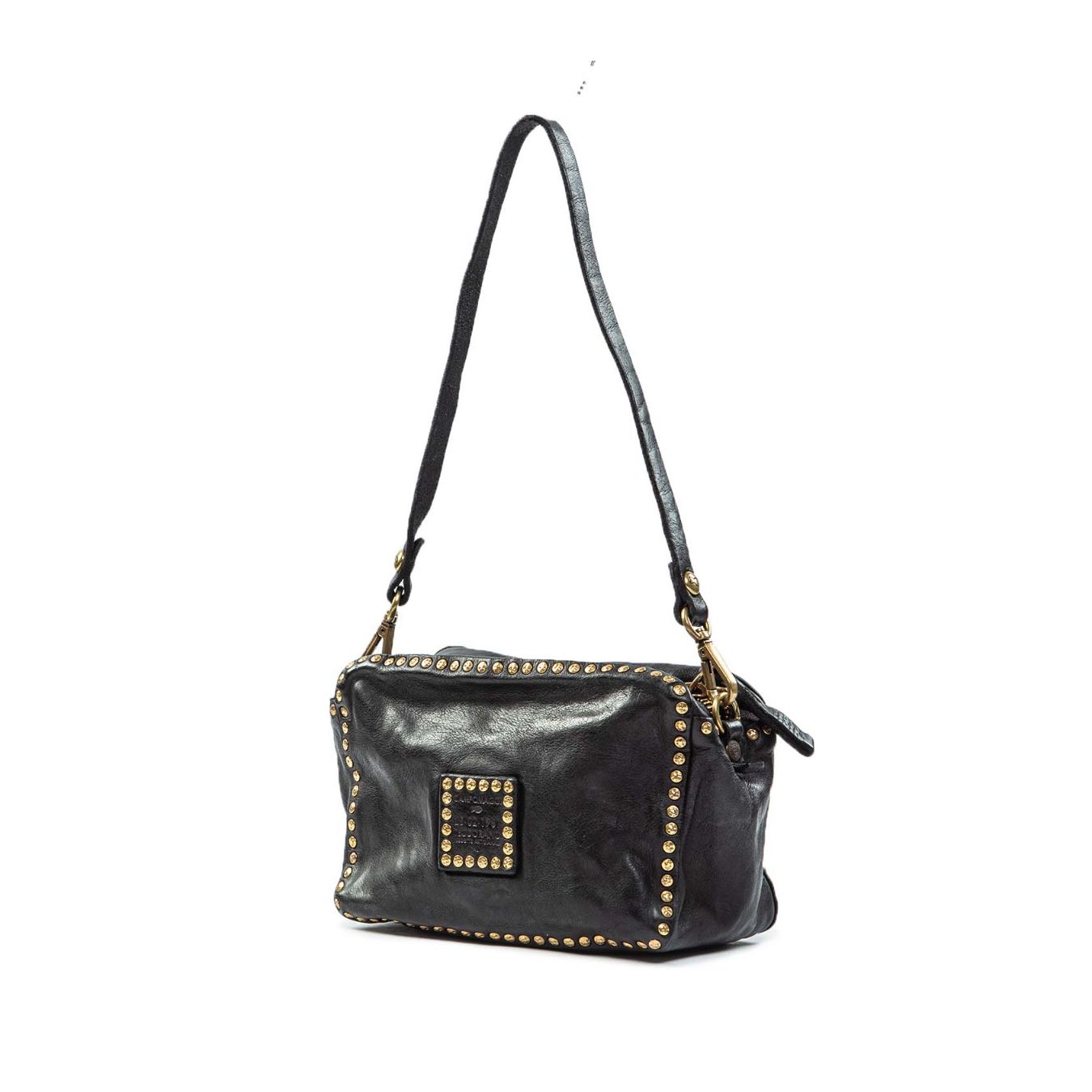 bauletto mini borchie nero dietro