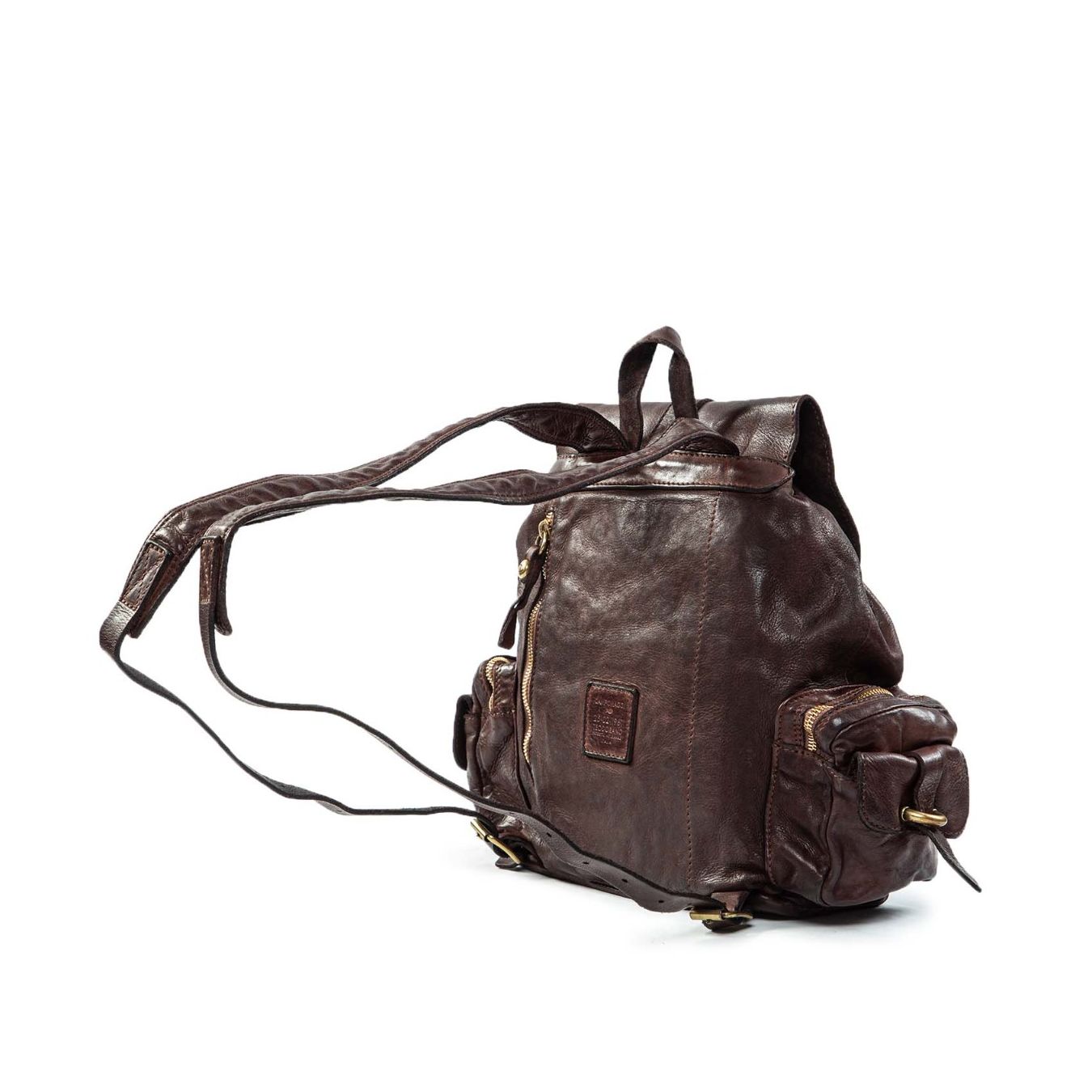 zaino KAREN in pelle testa di moro dietro