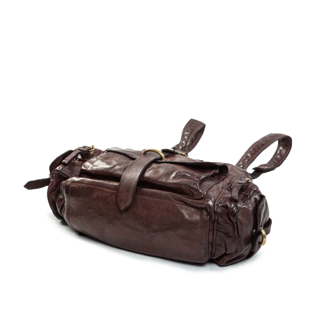 zaino KAREN in pelle testa di moro sotto