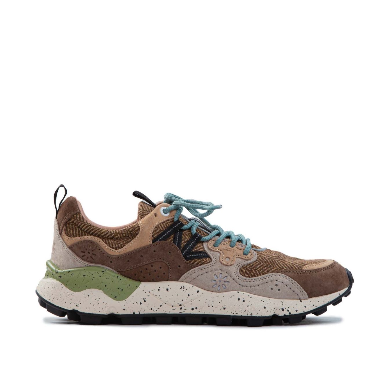 sneakers YAMANO con inserti marroni