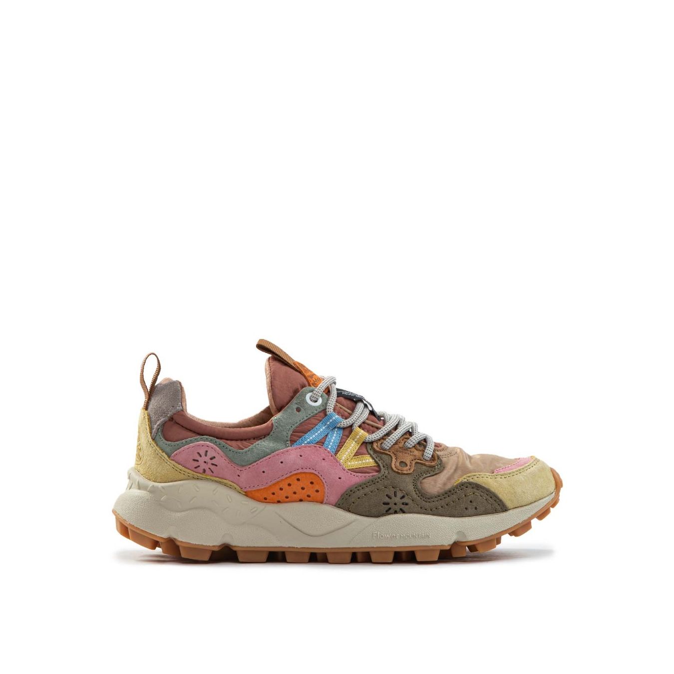 sneakers YAMANO con inserti rosa cipria 