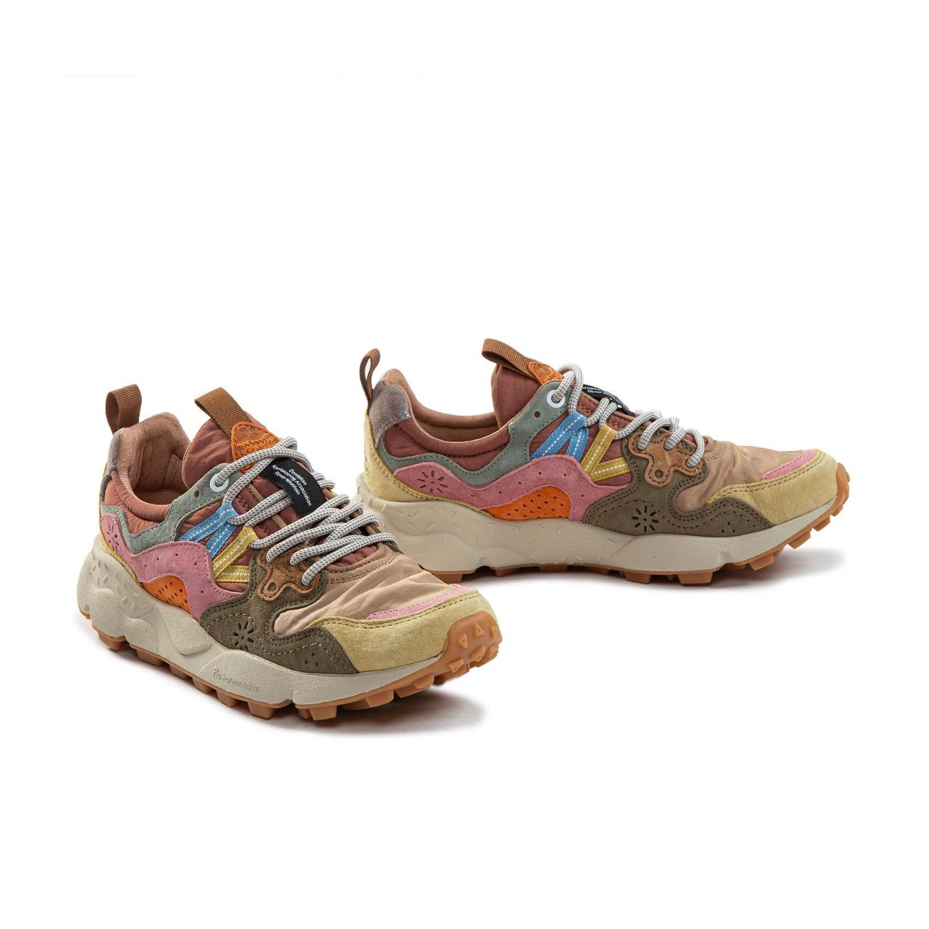 sneakers YAMANO con inserti rosa cipria 