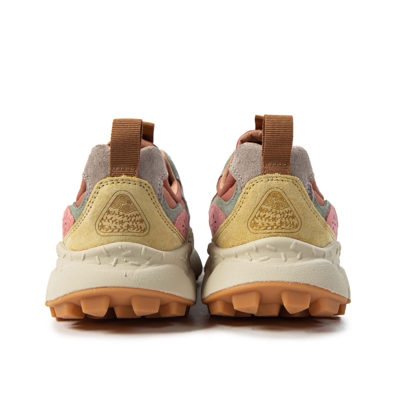sneakers YAMANO con inserti rosa cipria 