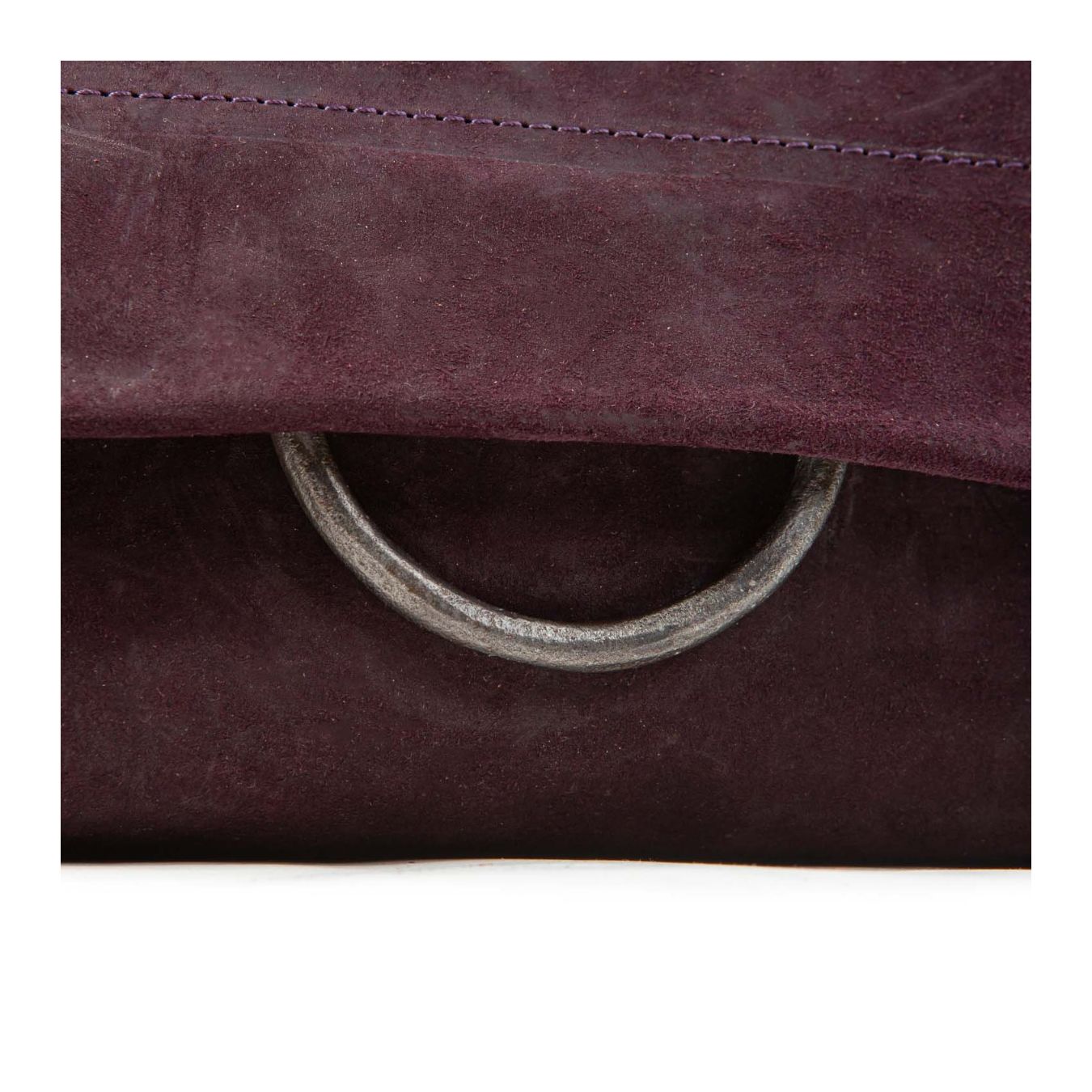 shopper LUNA S in pelle viola chiuso