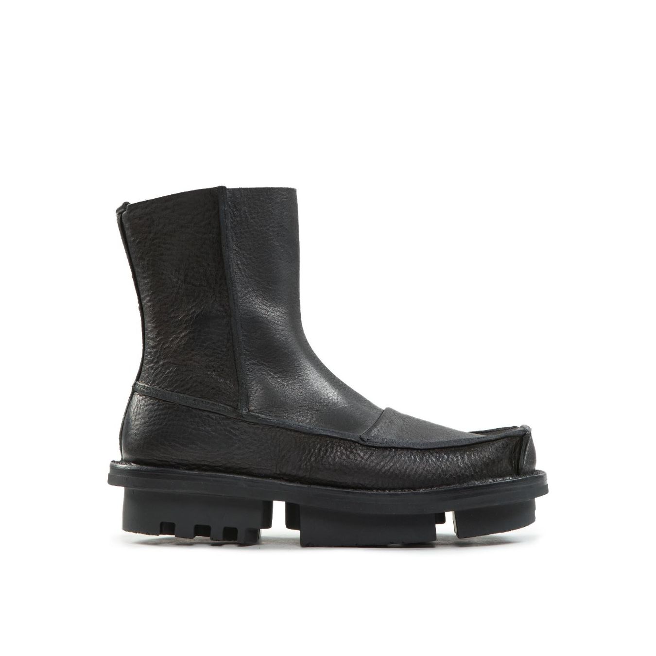 biker CANISTER in pelle nera 