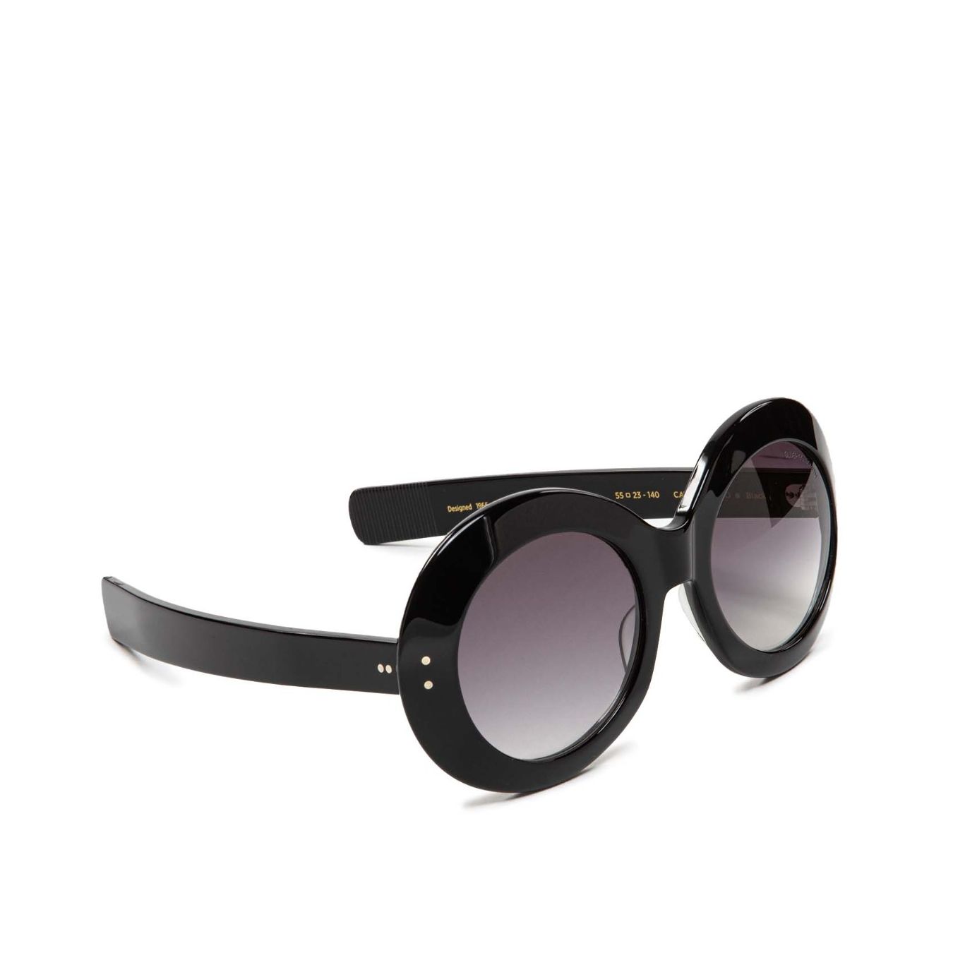 OLIVER GOLDSMITH OCCHIALE TONDO KOKO NERO indossati donna