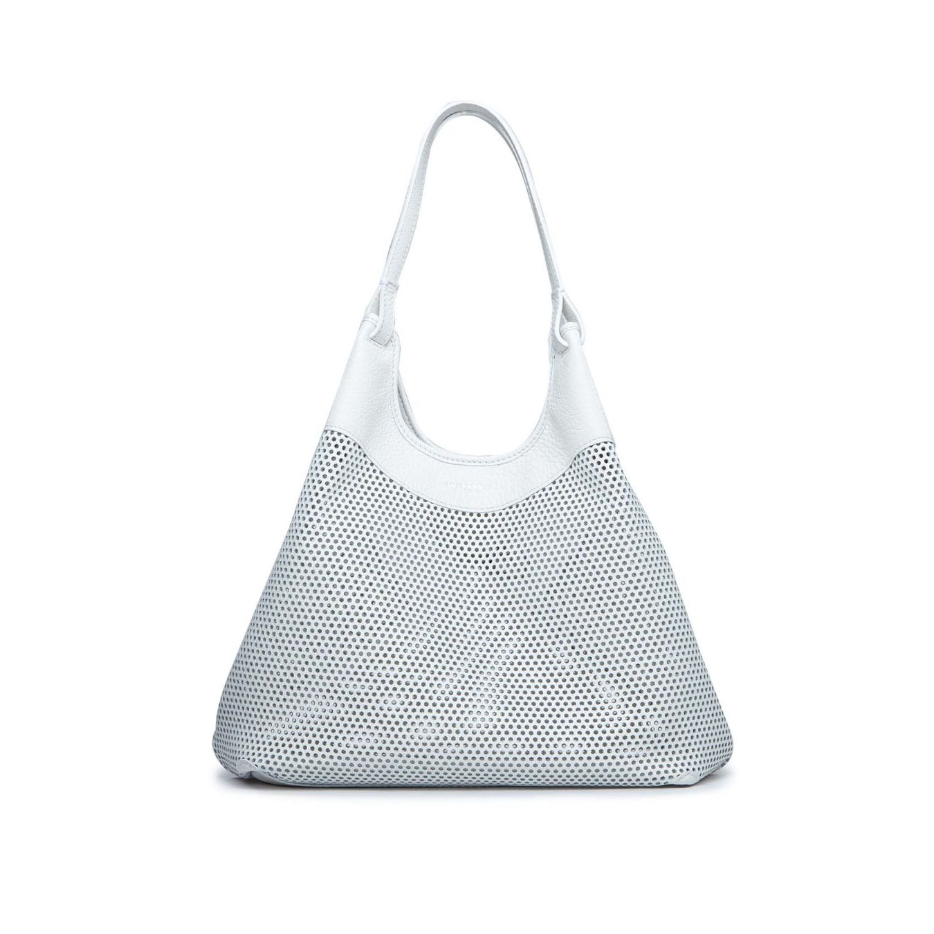 shopper dua in pelle forata gianni chiarini