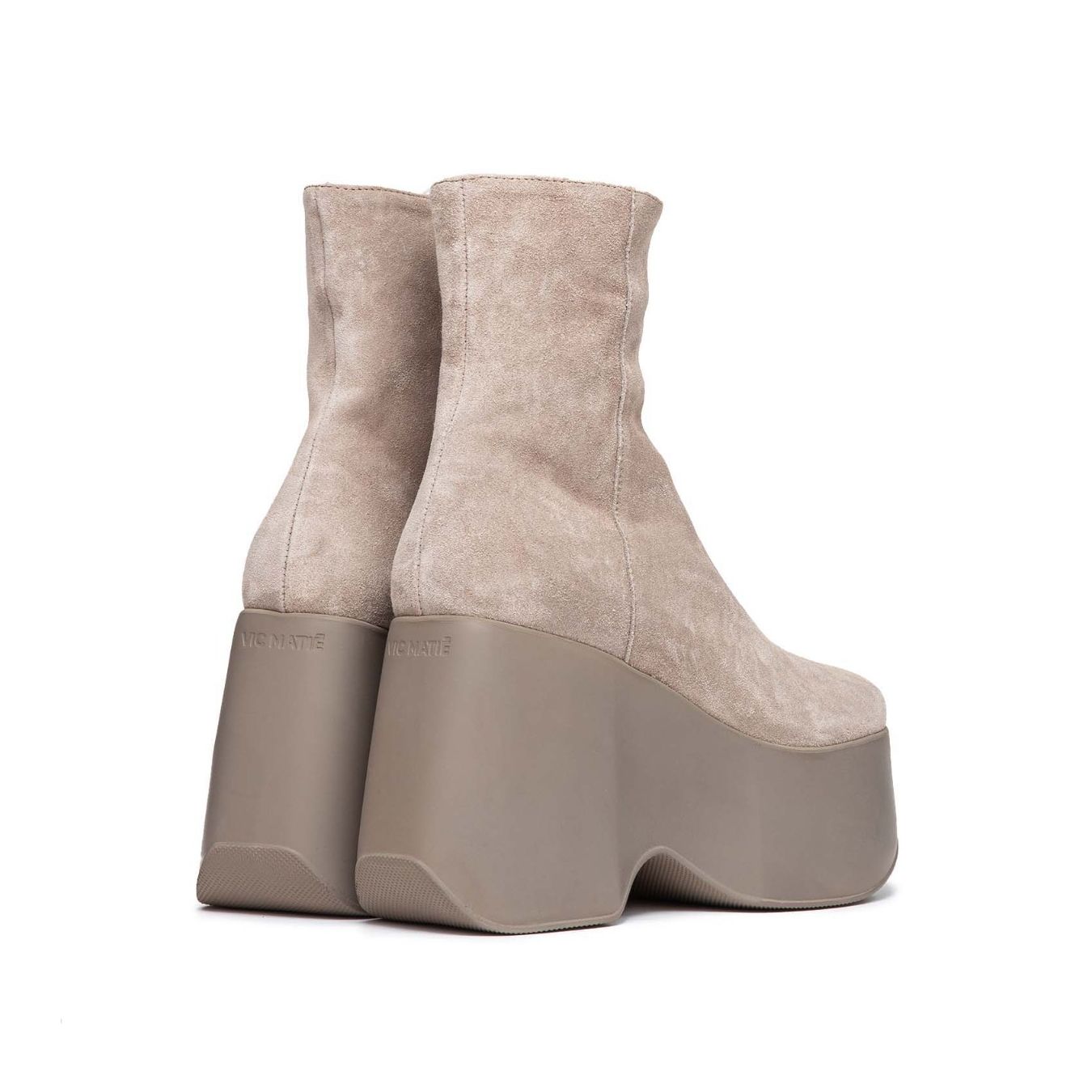 tronchetto camoscio beige vic matie