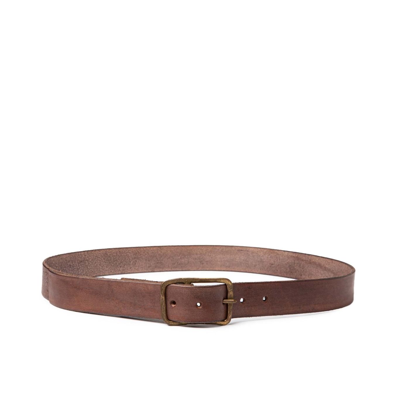 cintura BUCKLE in pelle marrone