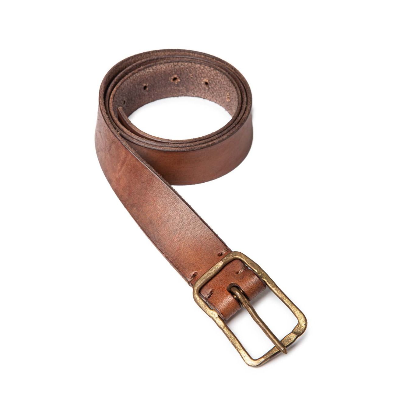 cintura BUCKLE in pelle marrone chiusa