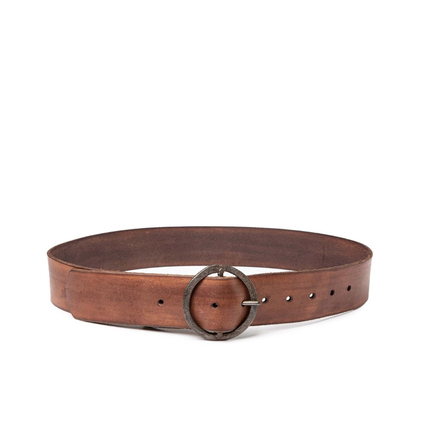 cintura RING in pelle cuoio